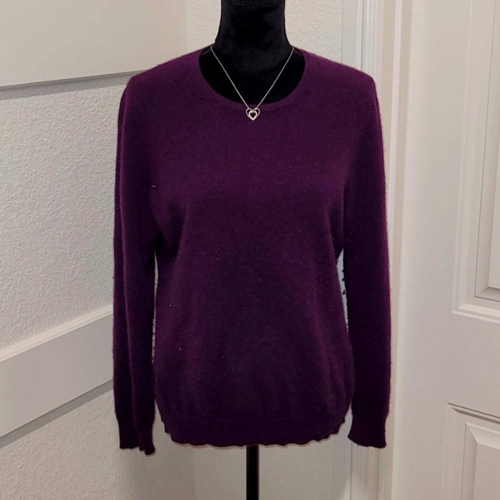 Eggplant 🍆 Cashmere Sweater